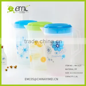 High Quality Plastic Cold Water and Juice Kettle With Print Body thumbnail-1