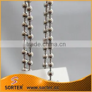 Silver Metallic Ball Chain thumbnail-1