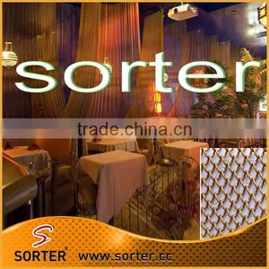 2016 New Style Customized Metal Coil Drapery Room Divider for Home Decoration thumbnail-2