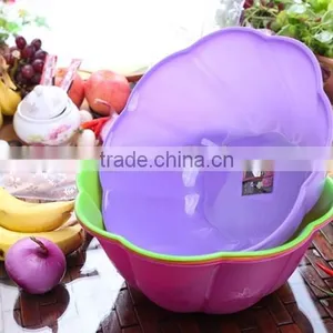 Hot Bsale Plastic 8 Sides Vegetable Fruit Washing Storage Basket for Daily Life thumbnail-1