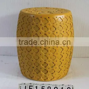 Outdoor Fiberglass Clay Furniture Stool Chair thumbnail-1