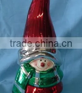 Electroplated Xmas Snowman,christmas Gift,christmas Arts&gift thumbnail-1