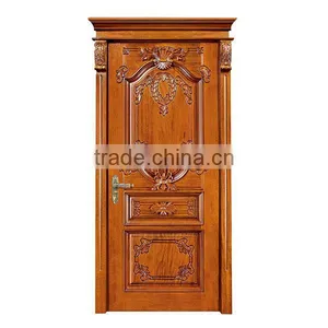 Antique French Style Handcarve Door, Interior Oak Single Door Swing Door BF11-0605c thumbnail-1