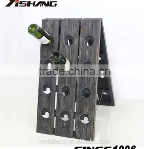 Unique Ideas Antique Wooden Beer Rack Display Shelf thumbnail-1