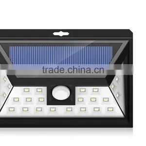 24led 230lm High Brightness Pir Sensor Solar Flash Light thumbnail-1