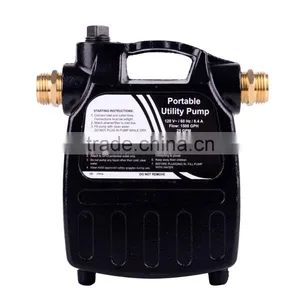 120V/60Hz 1/2HP 1500GPH Electric Cast Iron Casing Portable Transfer Water Pump With Brass Connectors thumbnail-2