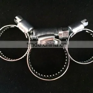 Stainless Steel Standard American Style T Clamps Double Bolt Hose Clamps 8mm thumbnail-1