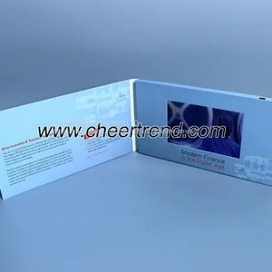 Popular A5 Size Advertising 5 Inch Lcd Screen Video Brochure Card,lcd Video Brochure,video Brochure Card thumbnail-2