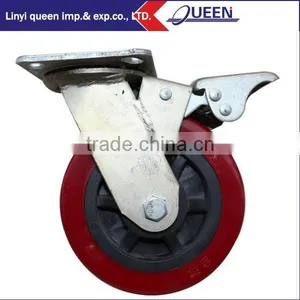 All Size Heavy Duty Adjustable Wheel Fixed Furniture Small Medical Swivel Color PU Casters Wheels thumbnail-1
