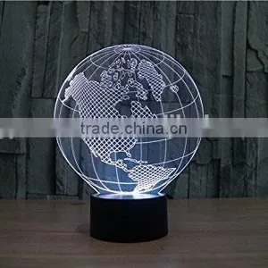 3D Lamp LED Night Light Colorful Atmosphere Lamp With USB Cable thumbnail-5