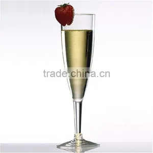 High Quality Unbreakable Clored Champagne Flut , Party Supply Long Stem Chamgne Glass for Holiday Decoration thumbnail-4