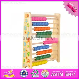 2017 New Design Small Intelligent Wooden Abacus for Babies W12A027 thumbnail-3