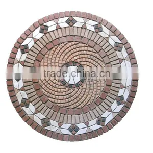 Cheap Coloured Granite Floor Mosaic Tile thumbnail-4