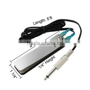 NEW Pro Stainless Steel Tattoo Foot Pedal Switch Flat Thin for Power Supply Set thumbnail-1