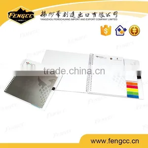 Cardboard Color Cover With Sticky Wirebound Memo Notebook With Pen for Office /school thumbnail-3