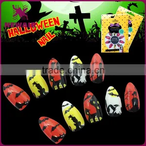 2017 New Fashion Dark Holloween Nail Art Tips thumbnail-1