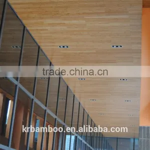 Carbonized Horizontal Matt Finish Bamboo Ceiling Panel With 20 Years Durable Quality for Indoor Use thumbnail-5