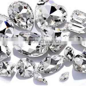 Glass Stone, Crystal Fancy Stone Without Claw or With Claw thumbnail-2