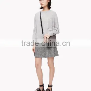 Pullover Women Fashion Long Sleeve Drop Shoulder Sweater Shirts Without Hooded Fleece Sweater thumbnail-4