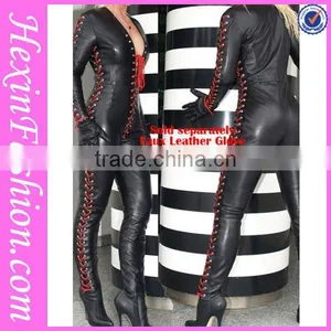 New Fashion Sexy Hot Leather Catsuit for Girls thumbnail-1