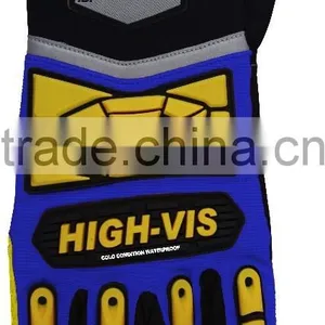 CE 4242 Coldproof Breathable Hipora Gloves Insert Waterproof and Oilproof Impact Safety Gloves thumbnail-2