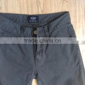 GZY Stock Lots 97% Cotton 3% Elastane Fabric Colored Breathable Pants for Men thumbnail-3