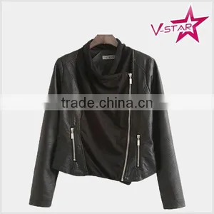 OEM Layds Pu Jacket Wholesale Pu Jacket Winter Jacket 2016 thumbnail-1