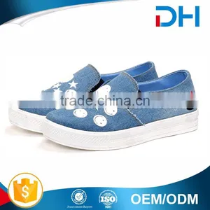 China Wholesale Womne Shoes 2017 Casual Canvas Woman Sneakers thumbnail-1