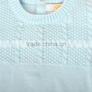 100% Cotton Long Sleeve Baby Boy Organic Romper thumbnail-3