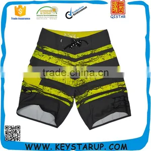 Mens Vintage Striped Board Shorts 100% Polyester thumbnail-1