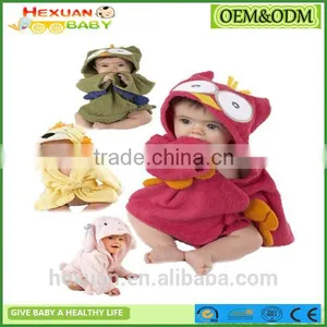 Hooded Animal Bathrobe Cartoon Baby Towel Character 04 thumbnail-1
