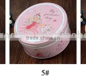 REDHILL Shallow Round Tin Cans Small Round Metal Container Tin thumbnail-6