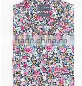 Latest Red Florals Mens Dress Shirt Design thumbnail-1