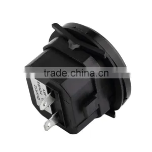 2" Round Hour Meter Hourmeter Cart Marine Boat Generator Engine 10-80VDC Black Brand New thumbnail-4