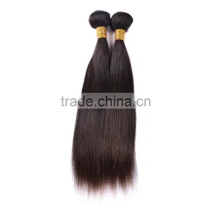 Wholesale Straight #1 Color Virgin Brizalian Straight Hair thumbnail-2