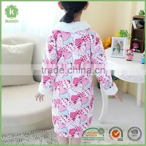 Cute Children Keep Warm Flannel 100% Polyester Bathrobe thumbnail-2