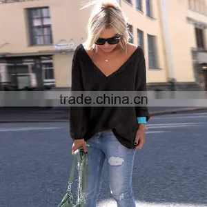 Walson New Fashion Women Loose Long Sleeve Tops Blouse Shirt Casual Cotton T-Shirt Sweater Cardigan thumbnail-6