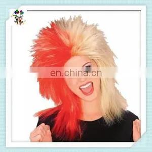 Two Colors Sports Fan Punk Rock Party Synthetic Wigs HPC-0042 thumbnail-2