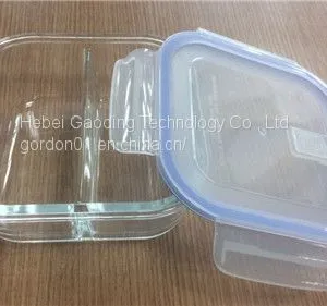 Glass Food Container With Two Compartments thumbnail-2