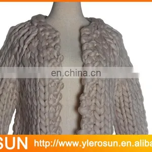 Supplier Soft 100% Wool Handmade Sweater for Babies thumbnail-4