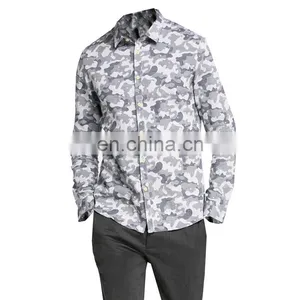 2016 Fashion Camouflage Men Casual Shirt in ShenZhen thumbnail-2