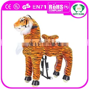 HI ASTM/CE Life Size Wooden Rocking Horse on Springs Toy thumbnail-1