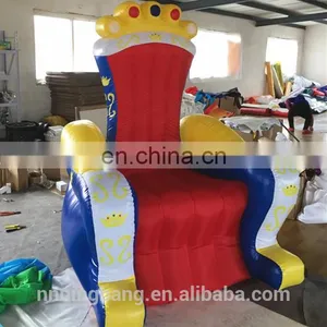 Hot Sale Best Quality King Throne Inflatable Chair for Kids thumbnail-1
