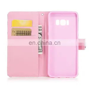 Wallet Style Phone Case,PU Leather + Soft TPU Case ,with Card Holder Case for Samsung Galaxy S8 / G9500 thumbnail-3