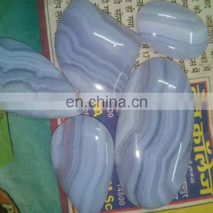 Blue Lace Agate Cabochon Semi Precious Cabochon Color Gemstone Cabochon Loose Gemstone thumbnail-1