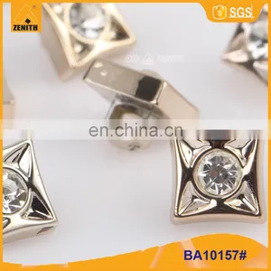 ABS Plastic Rhinestone Button BA60157 thumbnail-3