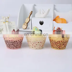 Customized Laser Cut Paper Cupcake Wrappers thumbnail-3