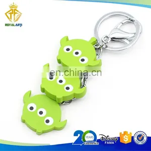 Factory Price Lovely Custom Cartoon Hard PVC Keychain thumbnail-5
