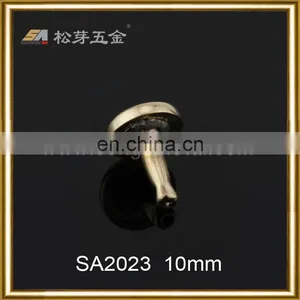 10mm Flat Head Solid Metal Rivet, Zinc Alloy Nut thumbnail-2
