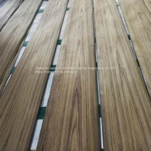Natural North America Burma Teak Mountain Grain Wood Veneer thumbnail-1
